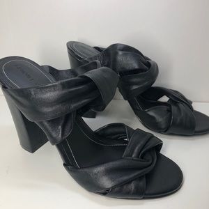 Kendall & Kylie Black Knotted heels Sz 6.5
